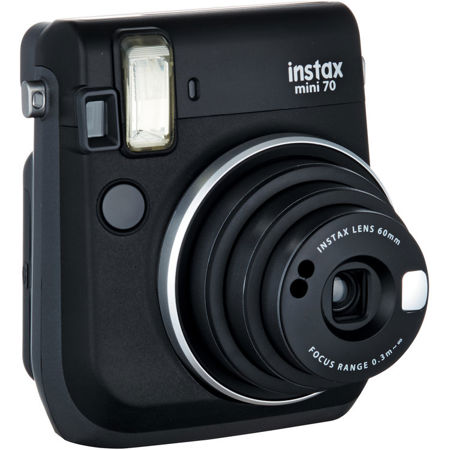 Fujifilm instax mini 70 Instant Film Camera, Midnight Black