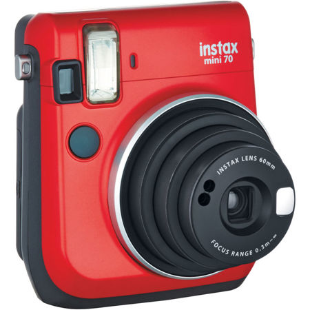 Fujifilm instax mini 70 Instant Film Camera, Passion Red