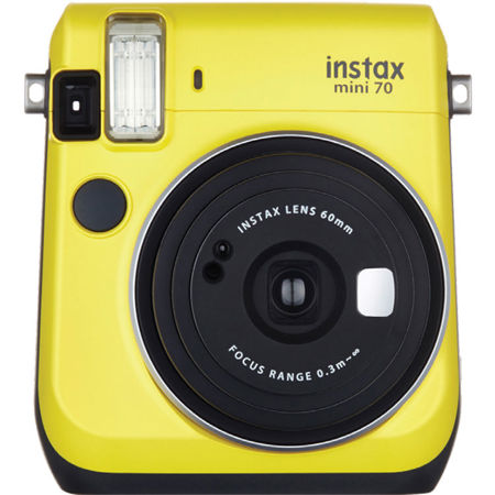 FujiFilm instax mini 70 Instant Film Camera, Canary Yellow