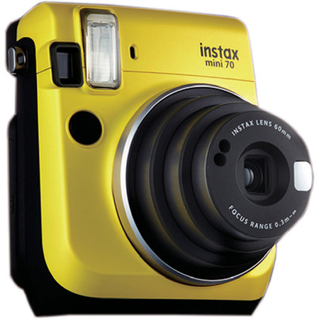 FujiFilm instax mini 70 Instant Film Camera, Canary Yellow