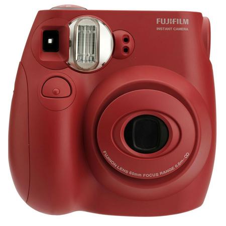 Fujifilm Instax Mini 7S Instant Film Camera, Red, Blister Packing