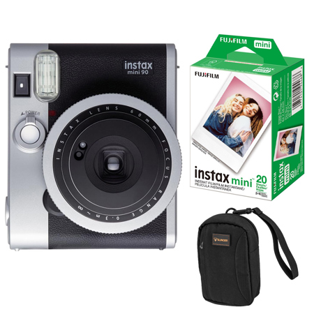 Fujifilm Instax Mini 90 Neo Classic Camera, Instant Film Black