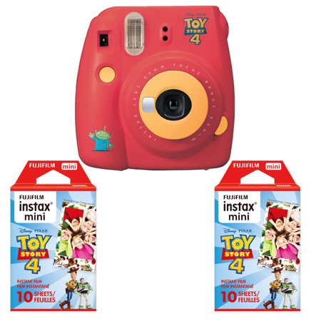 Fujifilm Instax Mini 9 Instant Film Camera, Toy Story 4 W/2x Instant Film 10 Exp