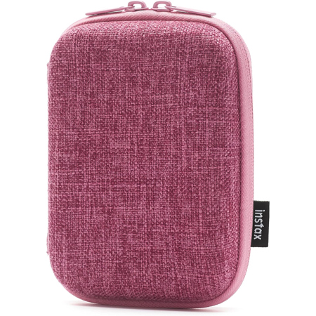 Fujifilm Hard Shell Case for Instax Mini Link 2 Smartphone Printer Woven Pink