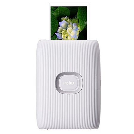 Fujifilm Instax Mini Link 2 Smartphone Printer with 10-Pack Instant Film, White