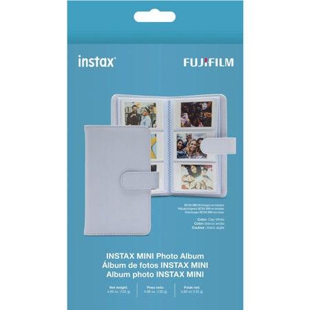 Fujifilm Photo Album for Instax Mini Films Clay White