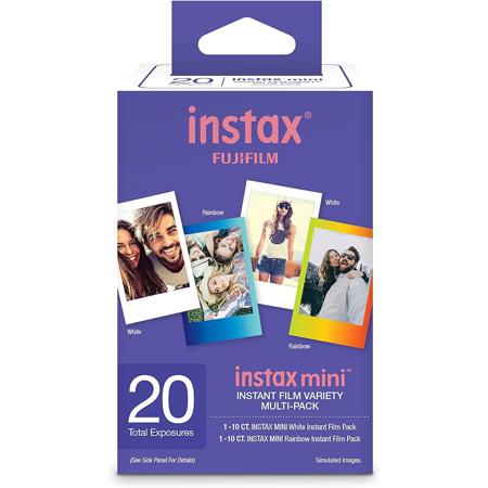 Fujifilm Instax Mini Instant Film Variety Value Pack, 20 Exposures