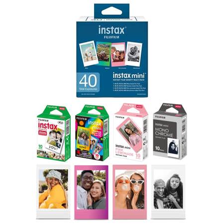 Fujifilm Instax Mini Instant Film Variety Value Pack, 40 Exposures