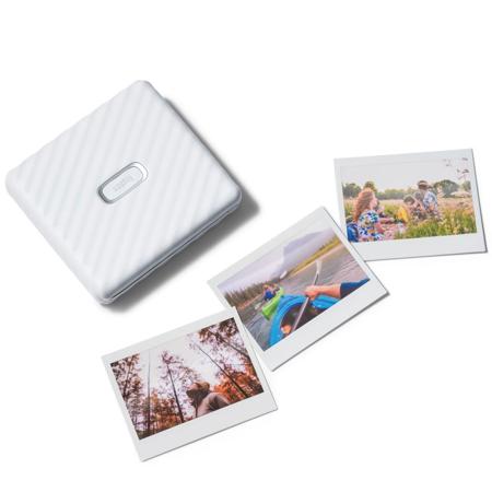 Fujifilm Instax Link Wide Smartphone Printer, Ash White