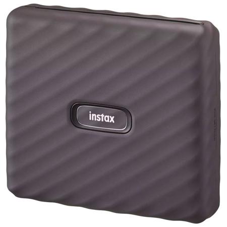 Fujifilm Instax Link Wide Smartphone Printer, Mocha Gray with 20-Pack Print Film