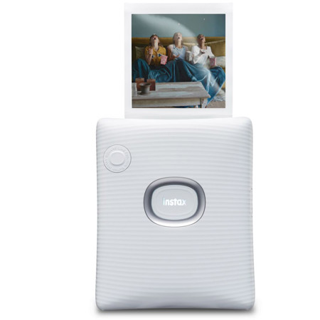 Fujifilm Instax Square Link Wireless Smartphone Printer, Ash White