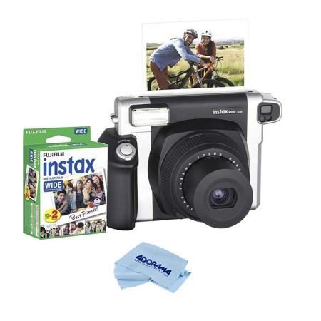 Fujifilm INSTAX Wide 300 Instant Film Camera W/Instax Instant Color Film /Cloth