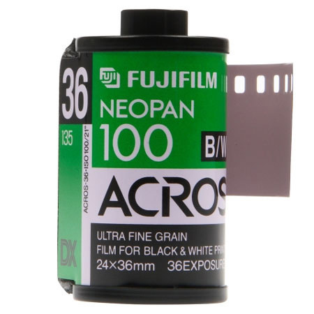Fujifilm Neopan 100 Acros B/W Film, 35mm, 36 Exposure