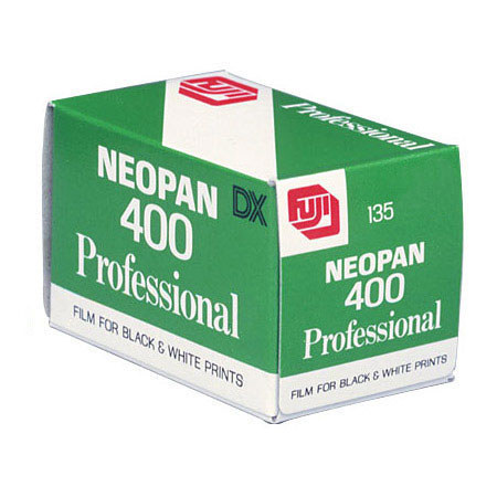 Fujifilm Neopan 400 Black & White Film ISO 400, 35mm Size, 100' #02302406