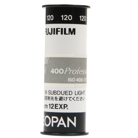 Fujifilm Neopan 400 B/W Film ISO 400, 120 Size