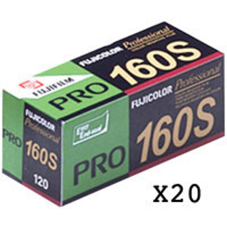 Fujifilm Fujicolor Pro 160S Color Neg Film,120 Sz, 20Pk