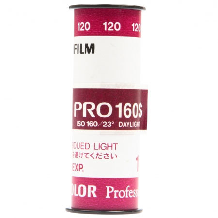 Fuji Fujicolor Pro 160S 120mm Color Negative Film