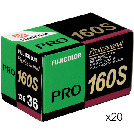 Fujifilm Fujicolor Pro 160C Neg Film, 36 Exposre, 20Pk