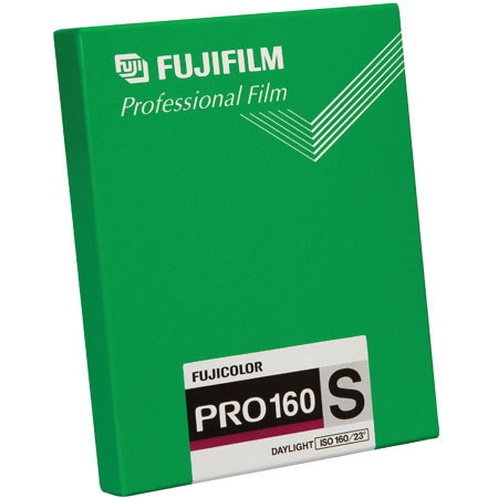 Fujifilm Pro 160S Color Negative Film, 4x5in, 10 Sheets