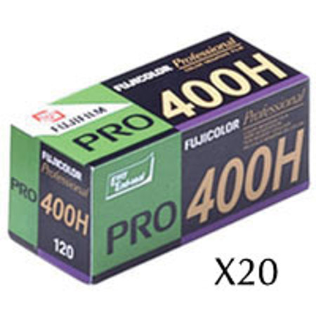Fujifilm Fujicolor Pro 400H Color Neg Film,120 Sz,20 Pk