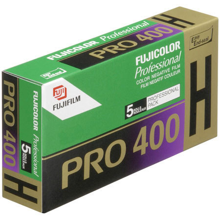 Fujifilm Fujicolor Pro 400H Color Neg Film, 220 Sz,5 Pk