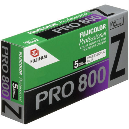 Fuji Fujicolor Pro 800Z 220mm Color Negative Film, 5-Pk