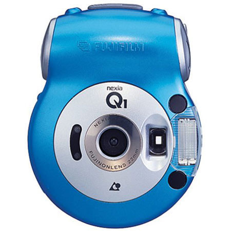 Disc. lm Nexia Q1 Royal Blue APS Point & Shoot Camera.