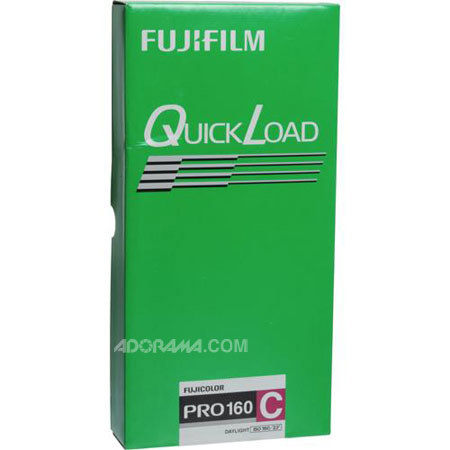 Fuji QuickLoad P160C Color Negative Film 4x5in 20Sheets
