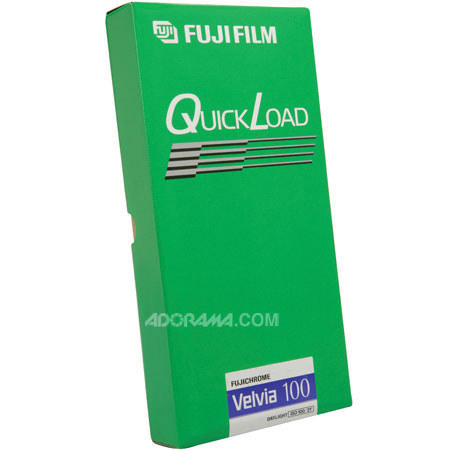 Fujifilm 15522572 Fujichrome 100 RVP Velvia Quickload