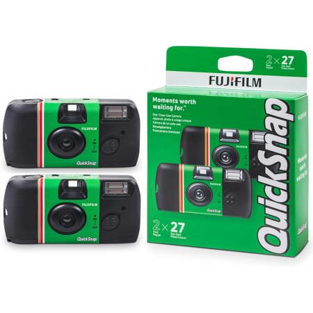 Fujifilm QuickSnap Flash 400 35mm Disposable Camera, 27 Exposures