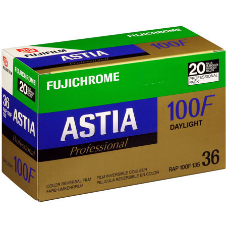 Fujifilm Fujichrome Astia RAP 100F Film, 35mm Sz, 20 Pk