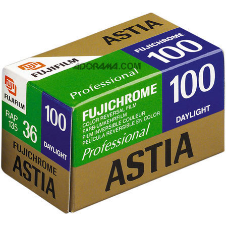 Fuji Astia Rap 100F 35mm Slide Film, 36 Exposure, 5-Pk
