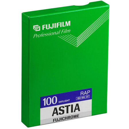 Fujifilm Fujichrome Astia RAP 100F Film, 4 x 5",50 Shts