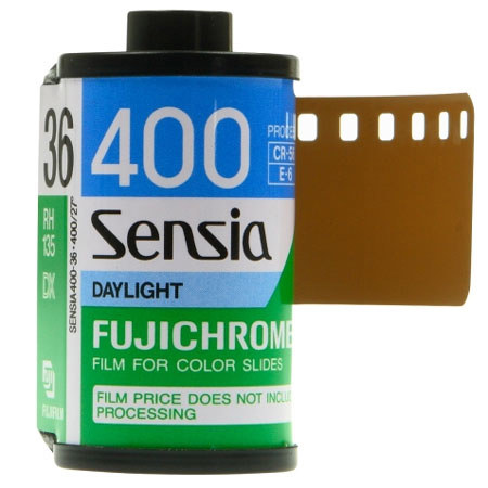 Fujifilm Fujichrome Sensia RH 400 Slide Film, 35mm Size