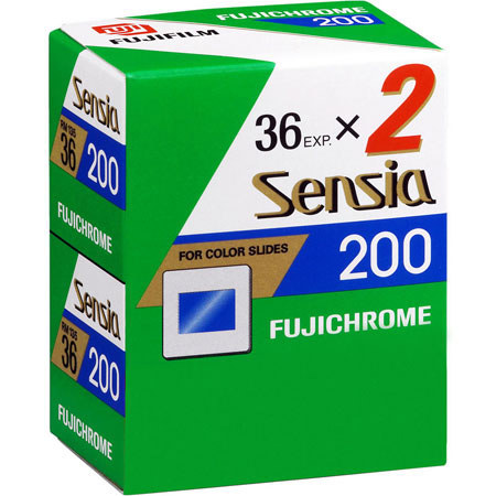 Fujifilm Fujichrome Sensia RM 200 Slide Film,RM-36,2 Pk
