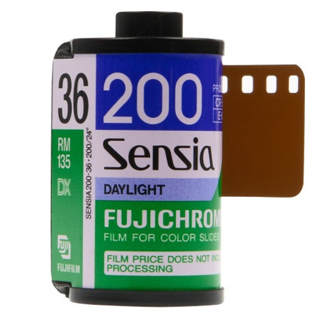 Fujifilm Fujichrome Sensia RM 200 Slide Film, 35mm Size