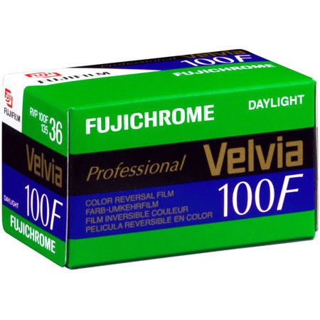 Fuji Velvia RVP 100F 35mm Color Slide Film 36 Exposure