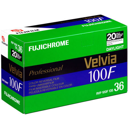 Fuji Velvia RVP 100F 35mm Slide Film 36 Exposure 20-Pk