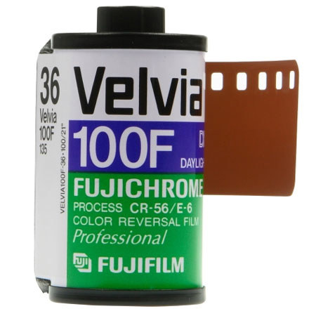 Fuji Velvia RVP 100F 35mm Color Slide Film 36 Exposure