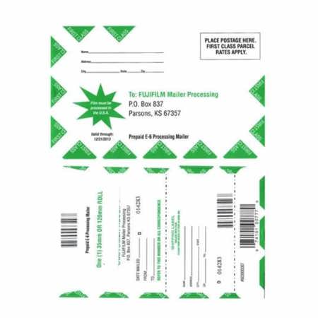 Fujifilm Slide Processing Mailer for One 35mm or 120 Roll of Film