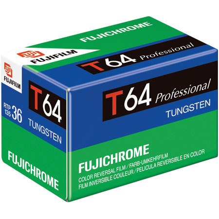 Fuji T64 Tungsten 35mm Color Slide Film, 36 Exposure
