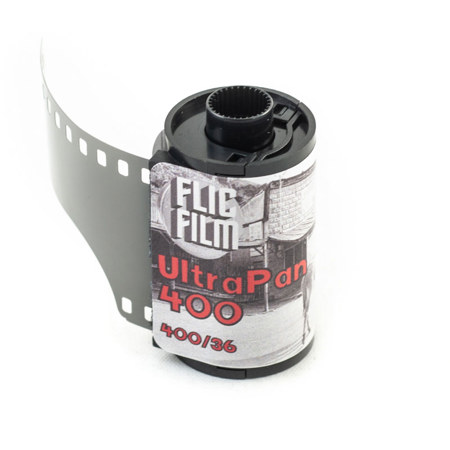 Flic Film UltraPan 400 35mm Panchromatic Black and White Negative Roll Film, ASA 400, 36 Exposures