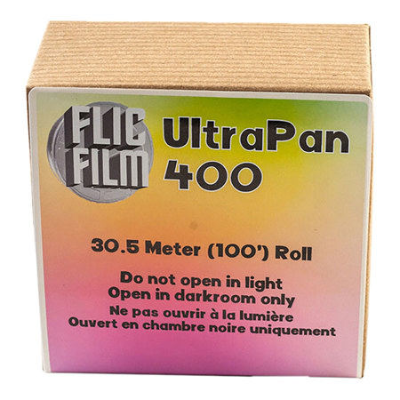 Flic Film UltraPan 400 35mm Black & White Negative Film, ASA 400, 100' Bulk Roll