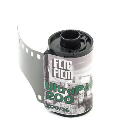 Flic Film UltraPan 200 35mm Panchromatic Black and White Negative Roll Film, ASA 200, 36 Exposures