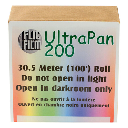 Flic Film UltraPan 200 35mm Panchromatic Black and White Negative Film, ASA 200, 100' Roll