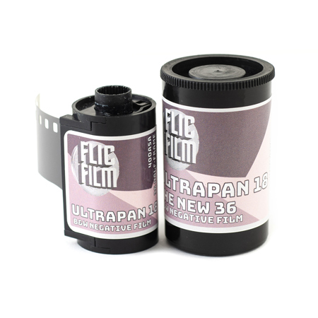 Flic Film UltraPan 18 Panchromatic Black and White Negative Roll Film, ASA 400, 18 Exposures