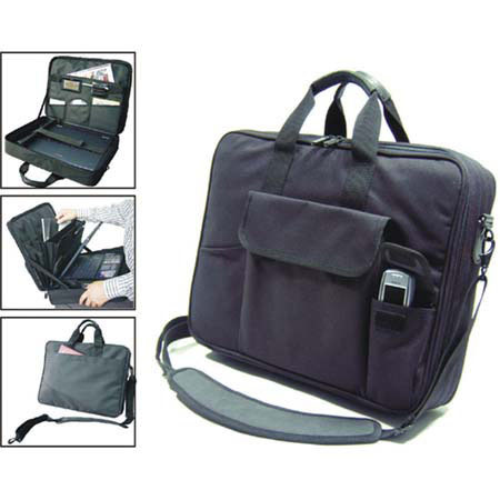 Florence Laptop Bag Basic Model 13inx17inx3.5in, Black