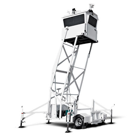 FLIR SkyWatch Mobile Surveillance and Deterrence Tower Advanced Package (Diesel)