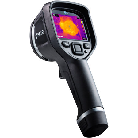 FLIR E4 Point-and-Shoot Thermal Imaging Camera with Wi-Fi, 80x60 IR Resolution