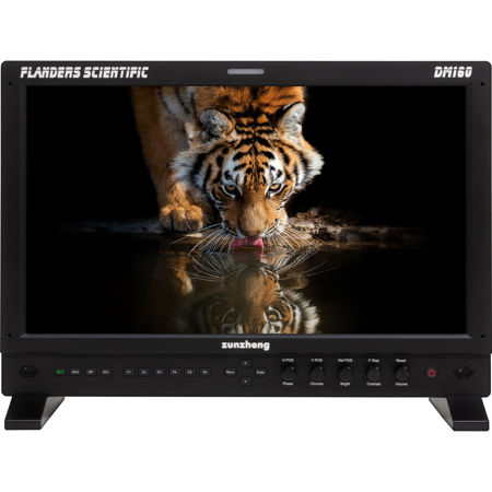 Flanders Scientific DM160 15.6" Full HD OLED HDR Production Monitor, Supports 3G-SDI